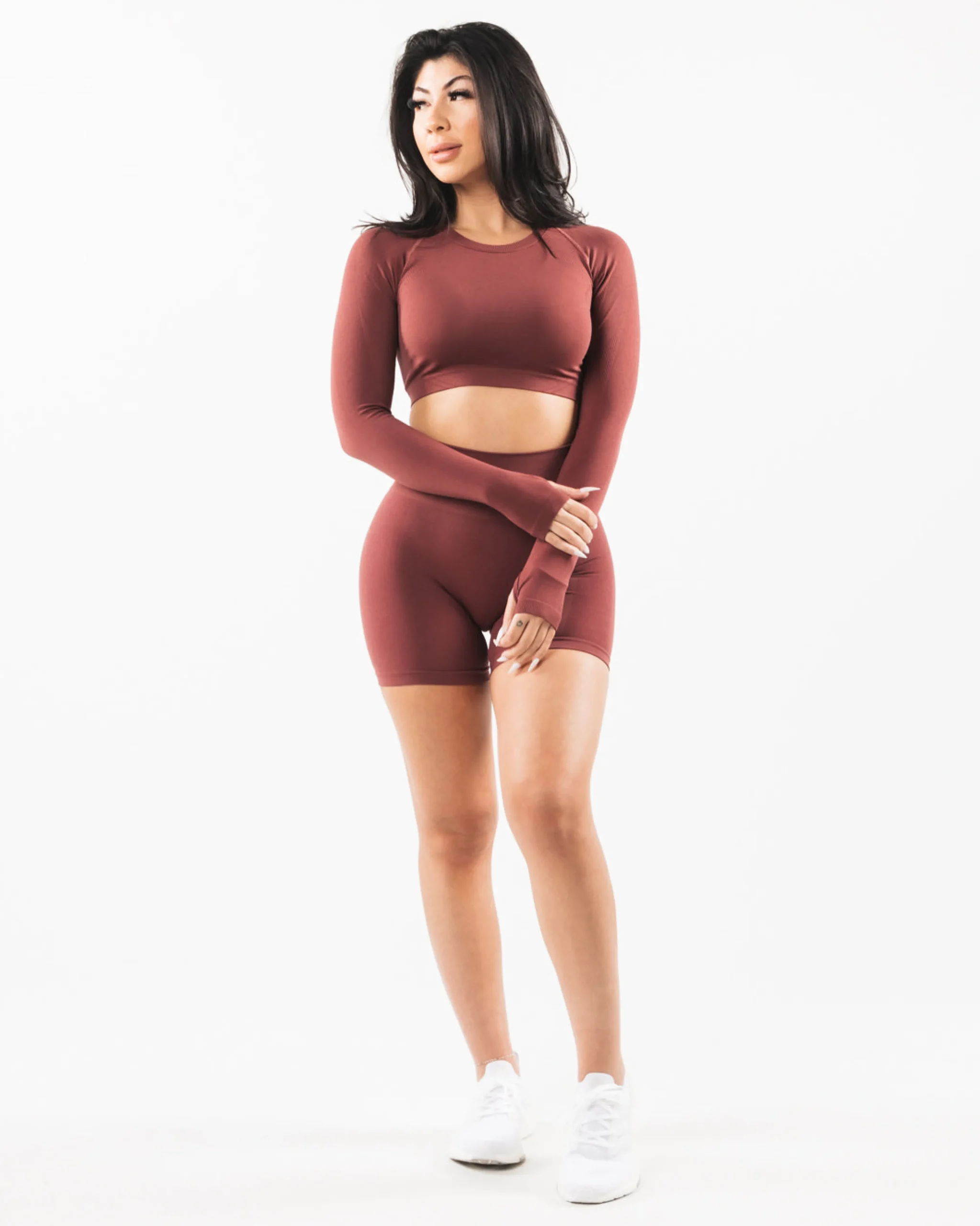 Discount Stratus LS Crop Women T-shirts & Crops