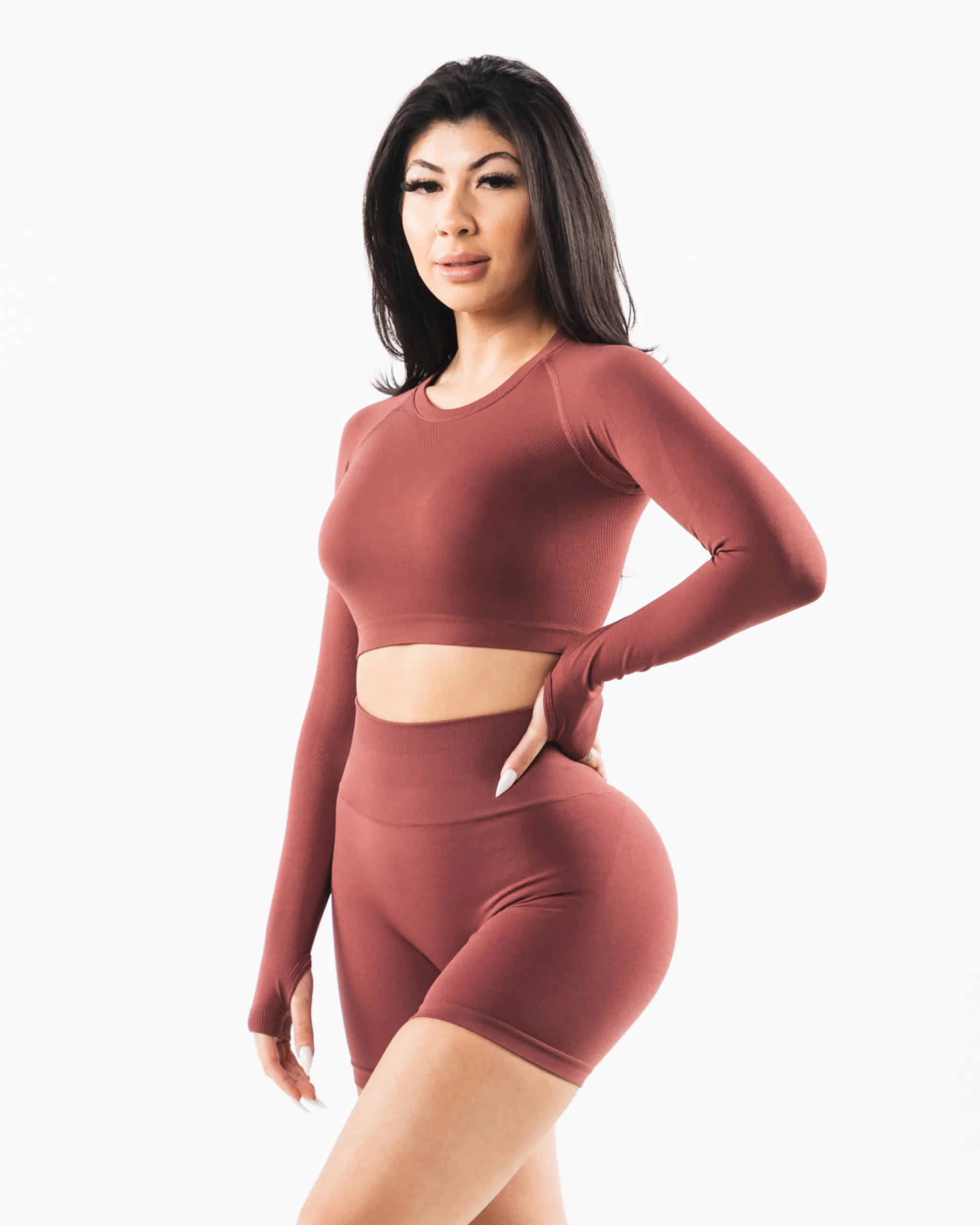 Discount Stratus LS Crop Women T-shirts & Crops