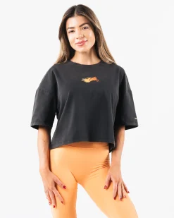 Clearance Wolf Crop Tee Women T-shirts & Crops