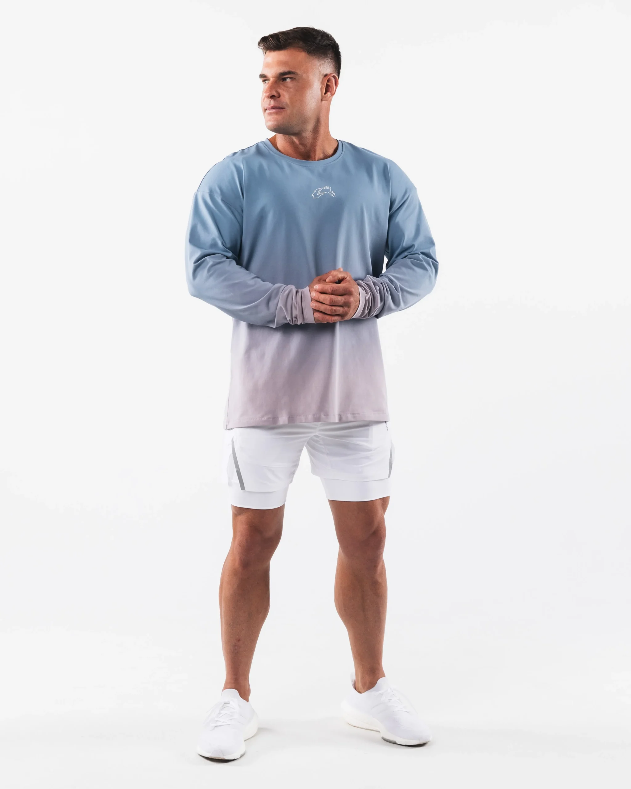 Outlet Wolf Head LS Tee Long Sleeve Shirts