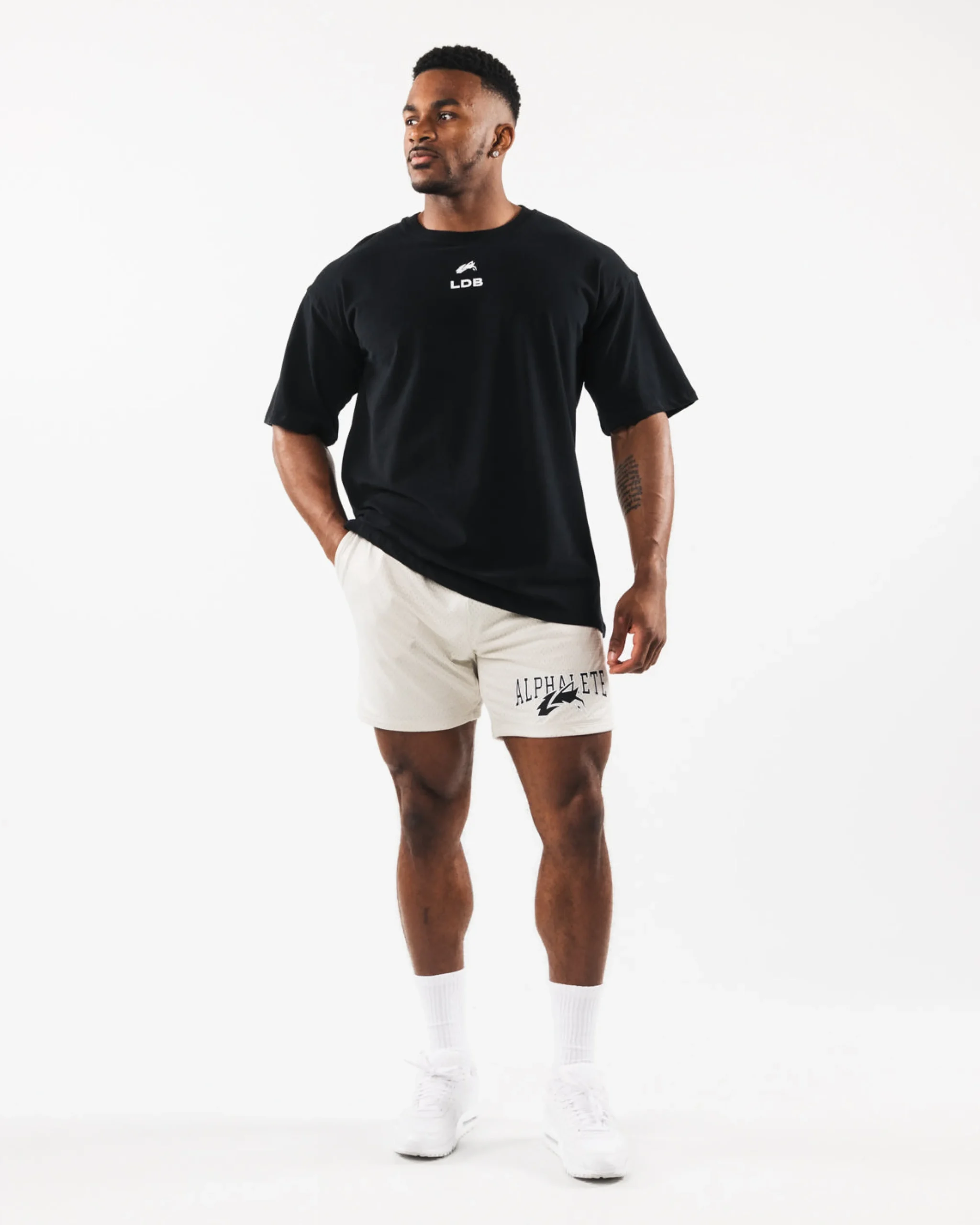Best Wolf Head Mesh Short 6" Shorts