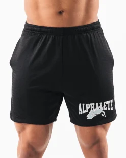 Clearance Wolf Head Mesh Short 6" Shorts